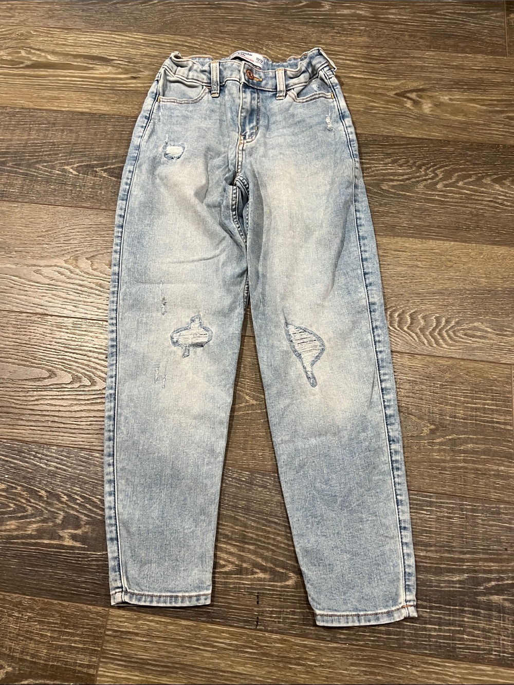 abercrombie kids Light Blue Distressed Jeans